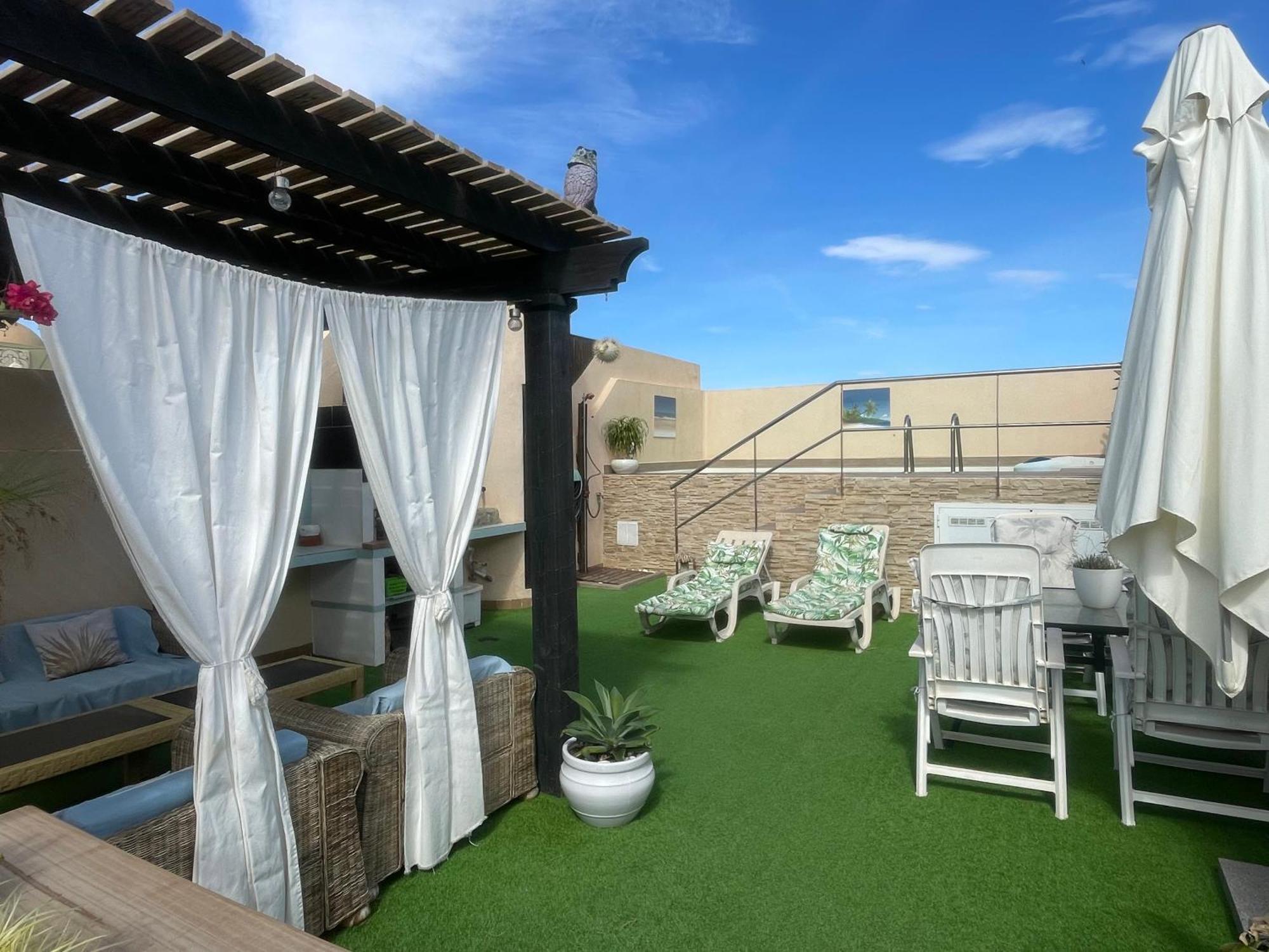 Appartamento Atico con piscina privada a 100m del mar Vera Esterno foto